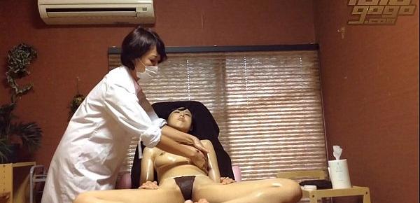  GoGo Massage She tries to hide her Arousal